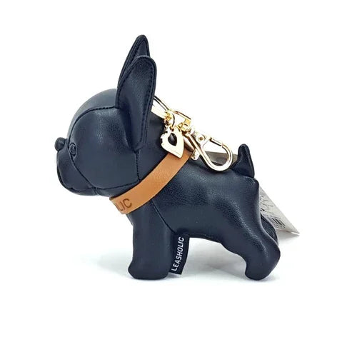 Bulldog Silhouette Keychain